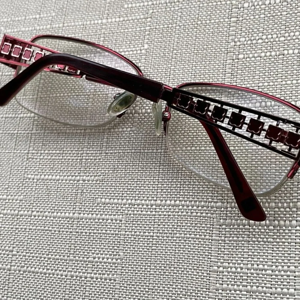 Liz Claiborne Women Glasses Frame Red Tone Eyeglasses L306 130 52[]16 Frame
